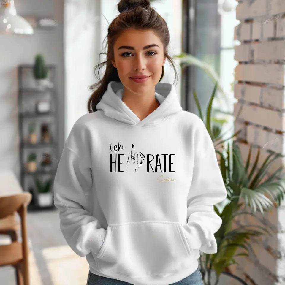 ich heirate - Hoodie