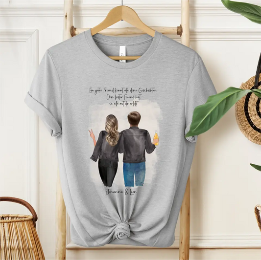 Beste Freundin & Bester Freund T-Shirt