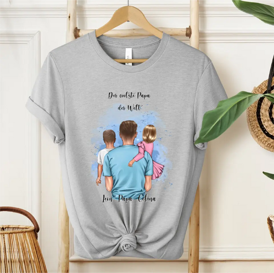 Papa & 1-2 Kinder T-Shirt