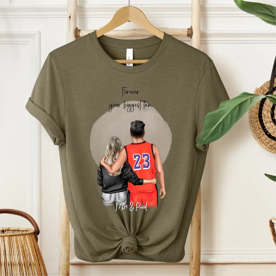 Basketball Paar T-Shirt