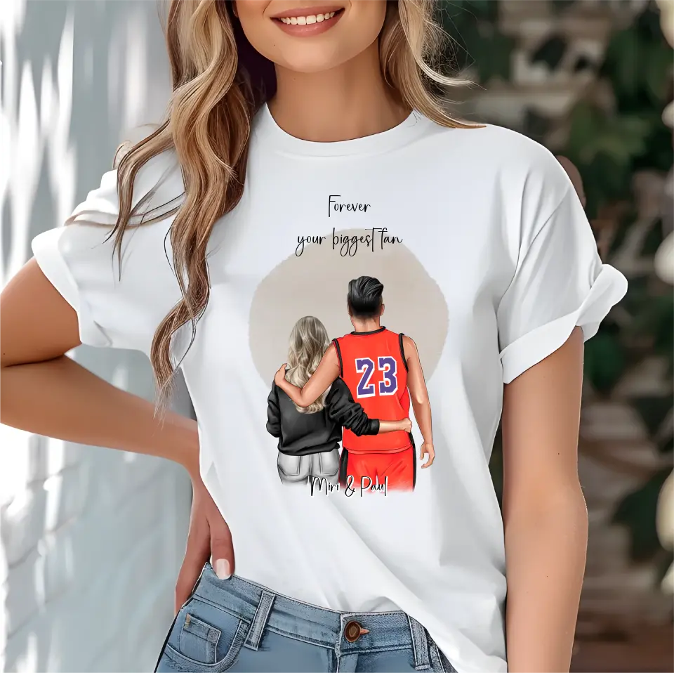 Basketball Paar T-Shirt