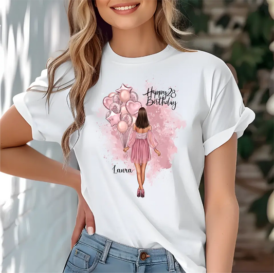 Birthday Girl T-Shirt (Skinny & Curvy)