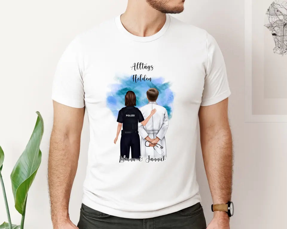 Polizei & Arzt Personalisiertes T-Shirt