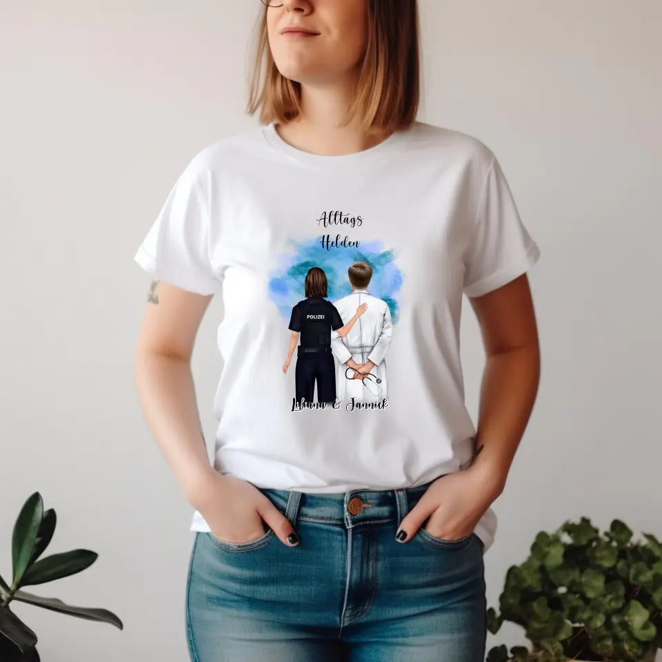 Polizei & Arzt Personalisiertes T-Shirt