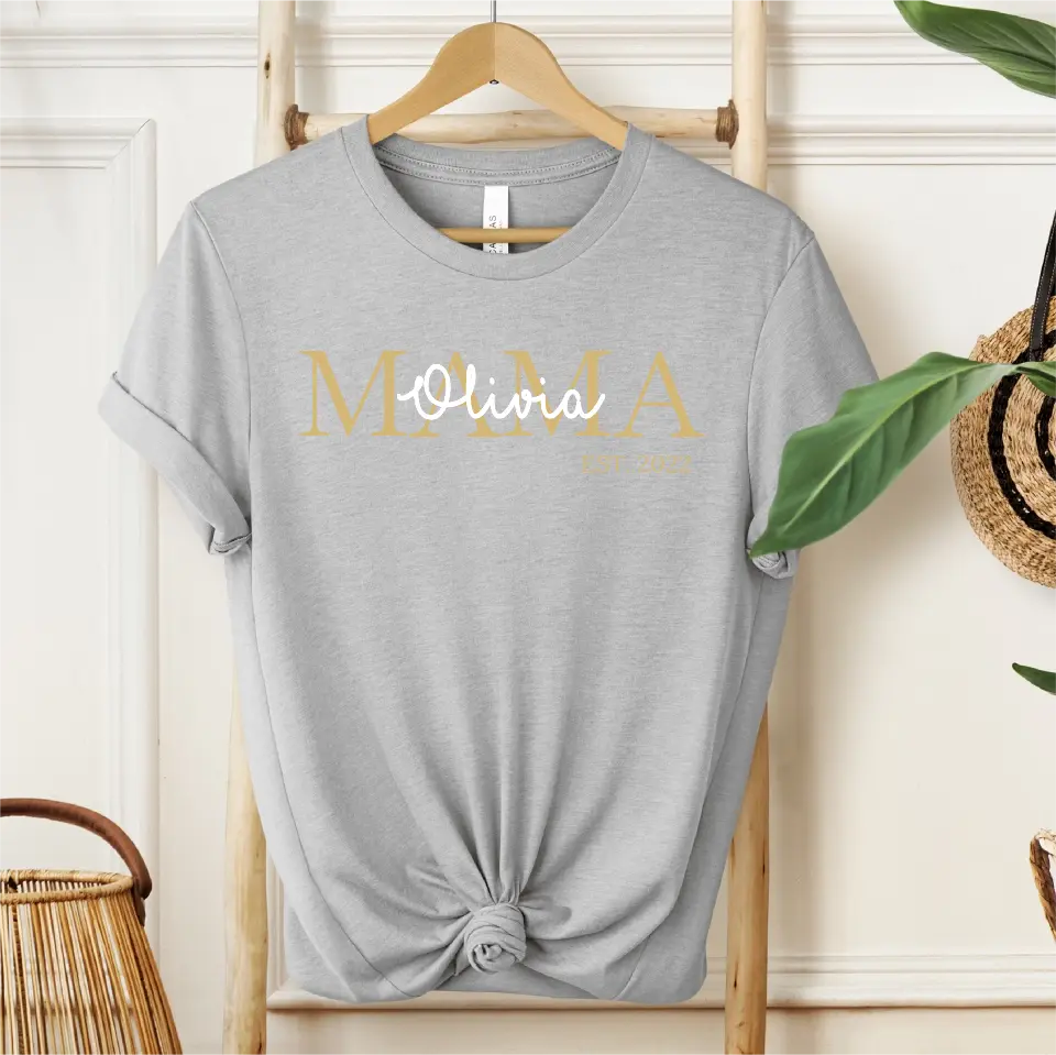 Personalisiertes T-Shirt Mama & Kinder