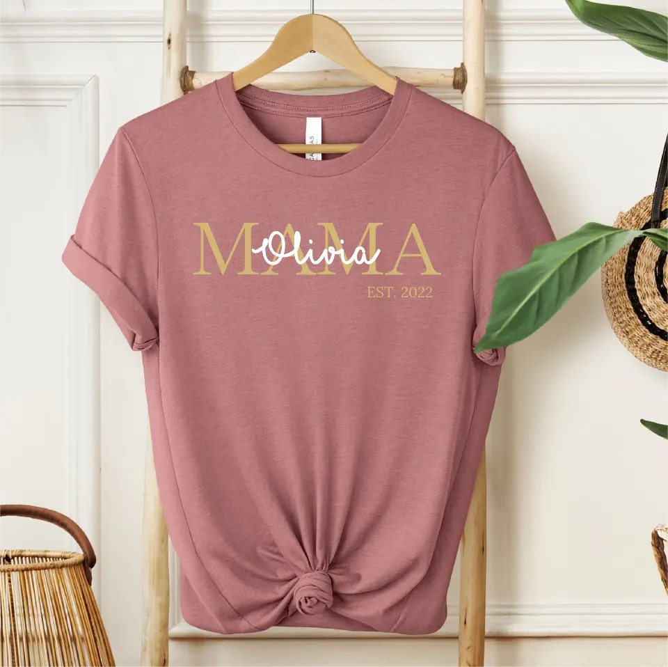 Personalisiertes T-Shirt Mama & Kinder