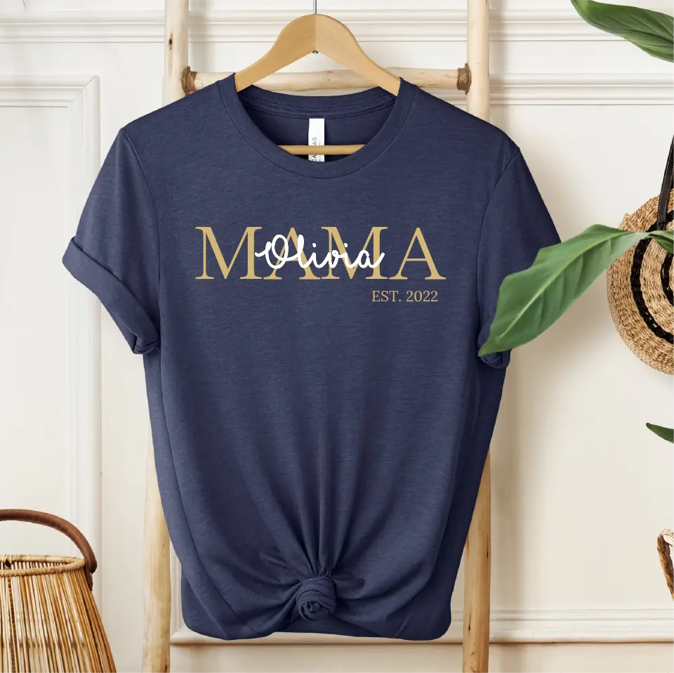 Personalisiertes T-Shirt Mama & Kinder