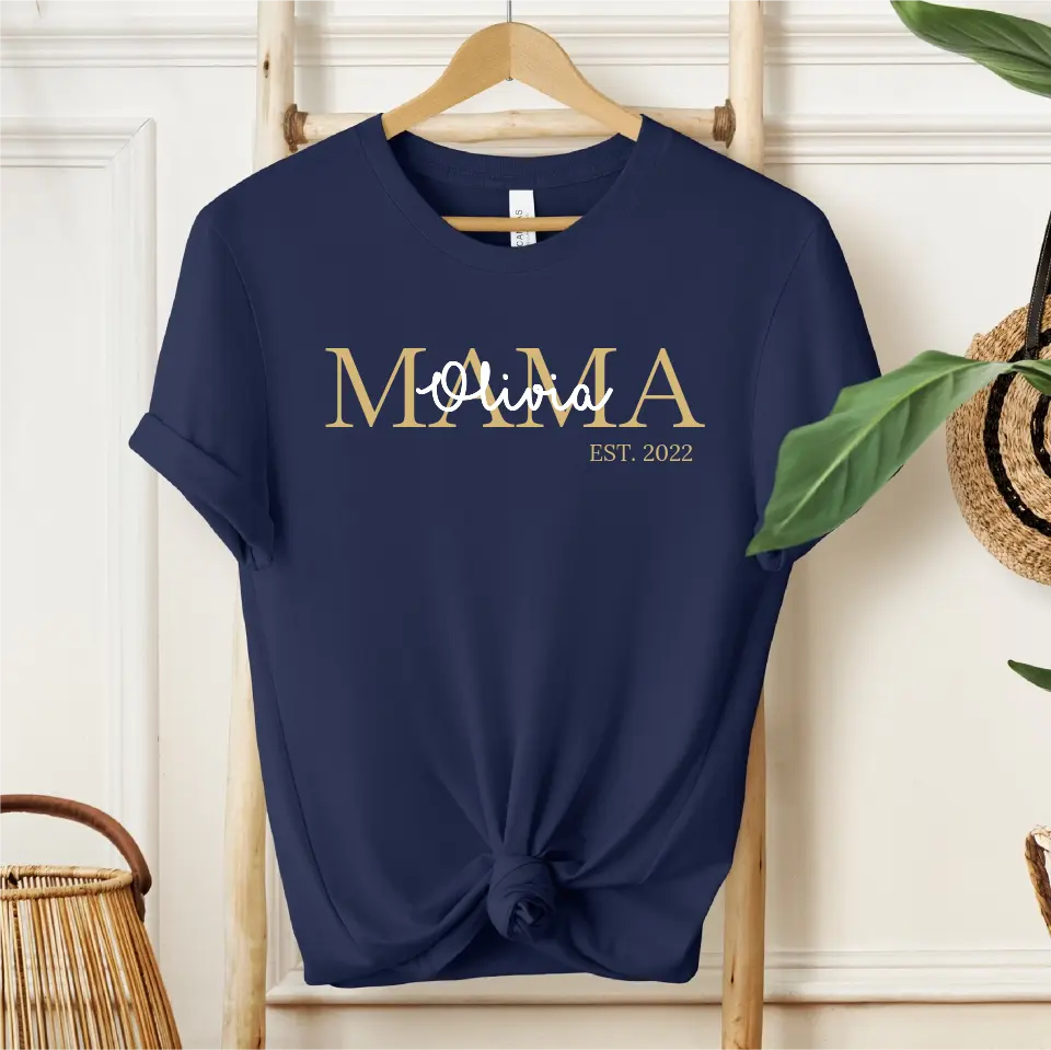Personalisiertes T-Shirt Mama & Kinder