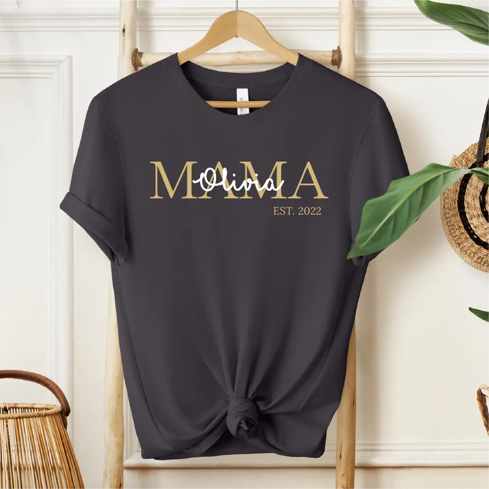 Personalisiertes T-Shirt Mama & Kinder