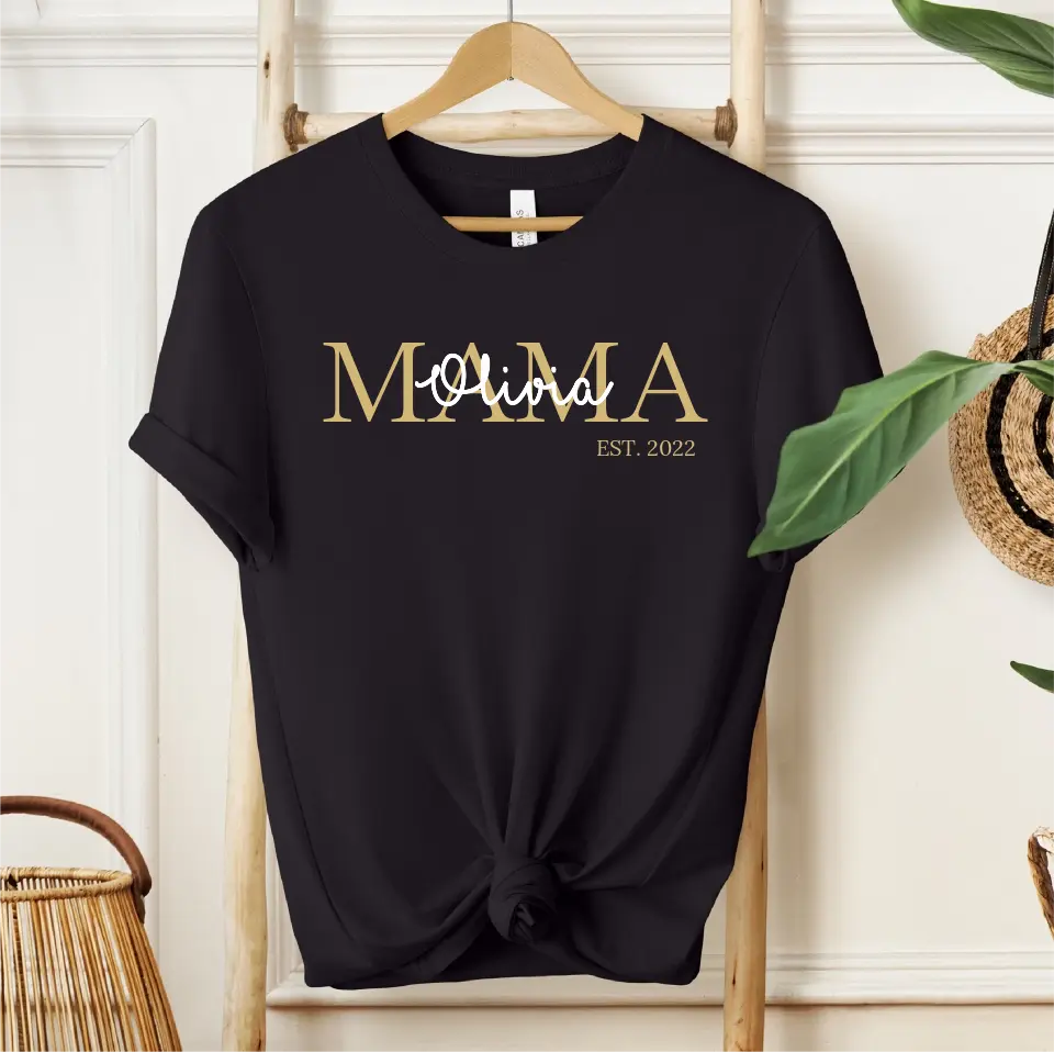 Personalisiertes T-Shirt Mama & Kinder