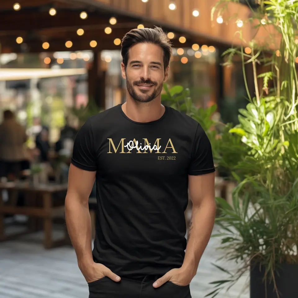 Personalisiertes T-Shirt Mama & Kinder
