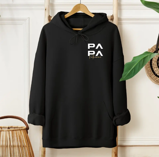 Hoodie Papa mit Kindername