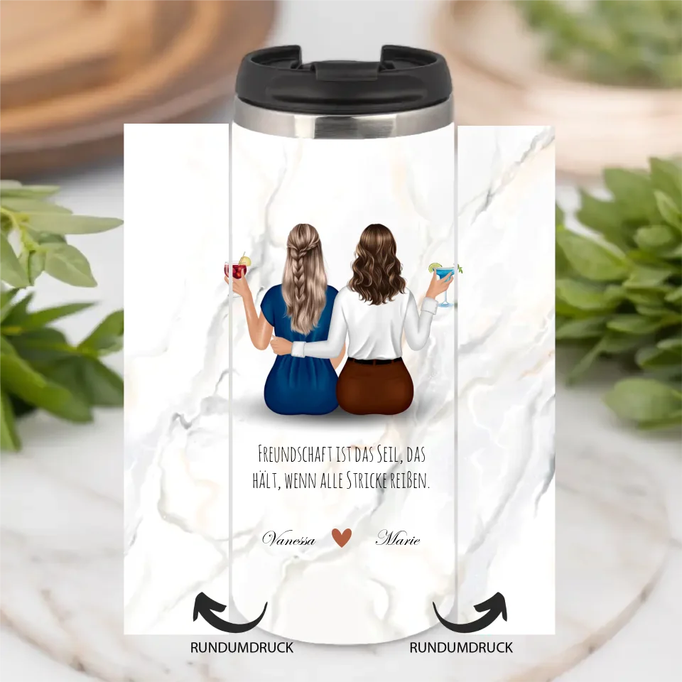 Beste Freundinnen Tasse & Thermobecher