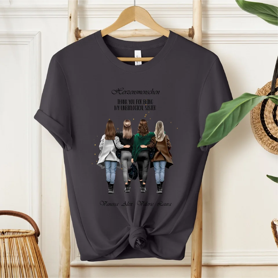 2-4 Beste Freundinnen T-Shirt