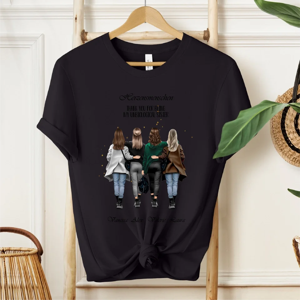 2-4 Beste Freundinnen T-Shirt