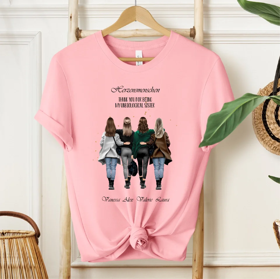 2-4 Beste Freundinnen T-Shirt