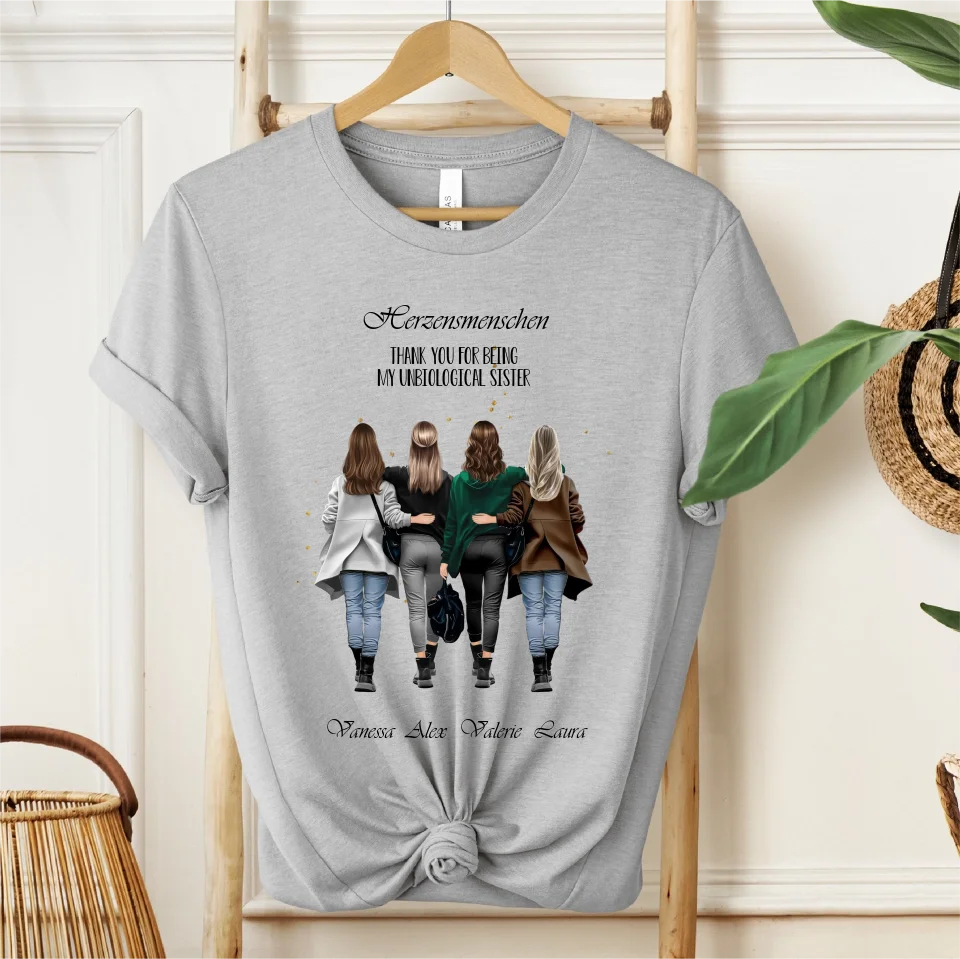 2-4 Beste Freundinnen T-Shirt