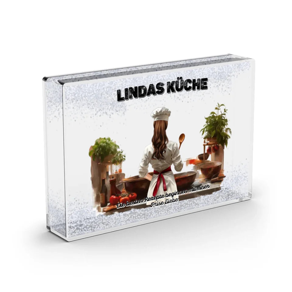 1-3 Köche Schneekugel Schnee