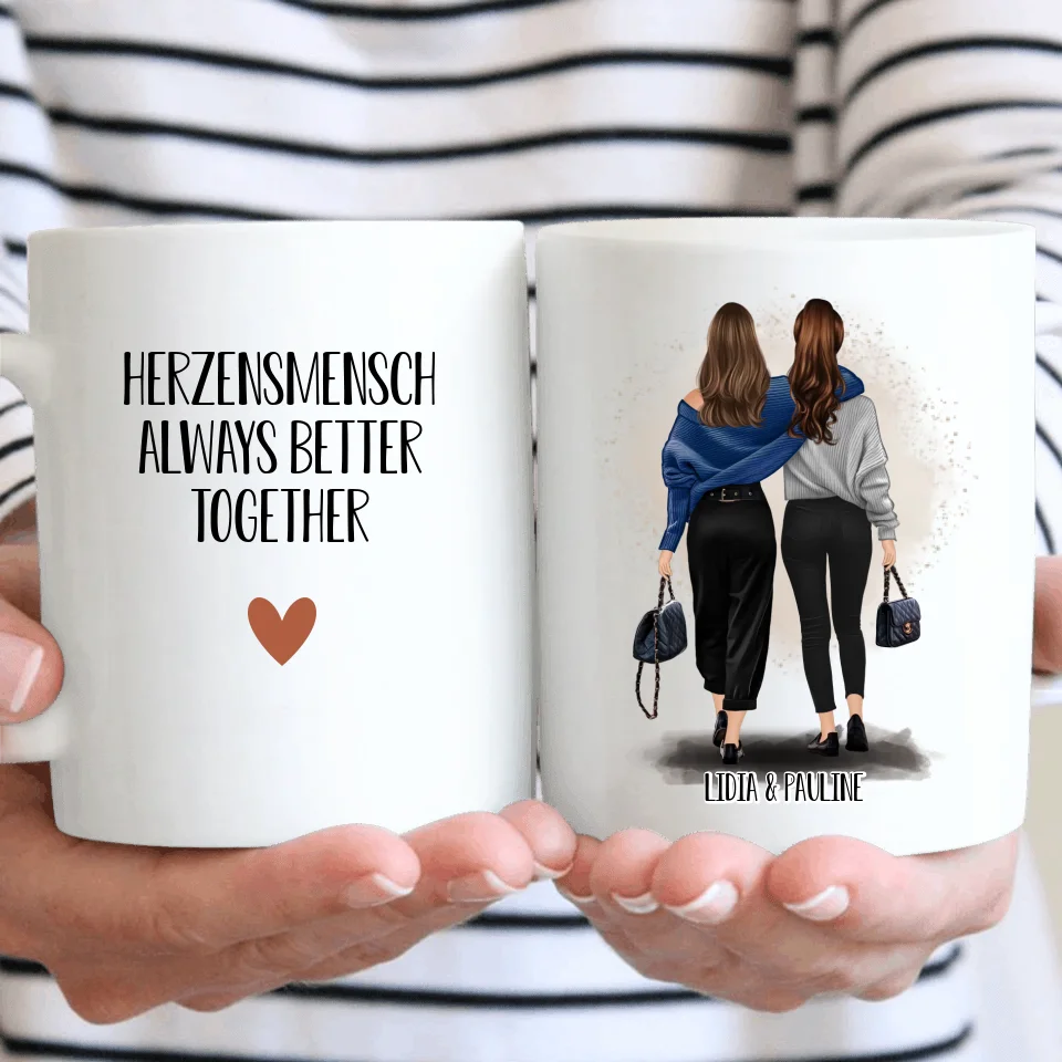 2-4 Freundinnen Tasse & Thermobecher