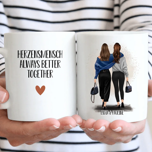 2-4 Freundinnen Tasse & Thermobecher