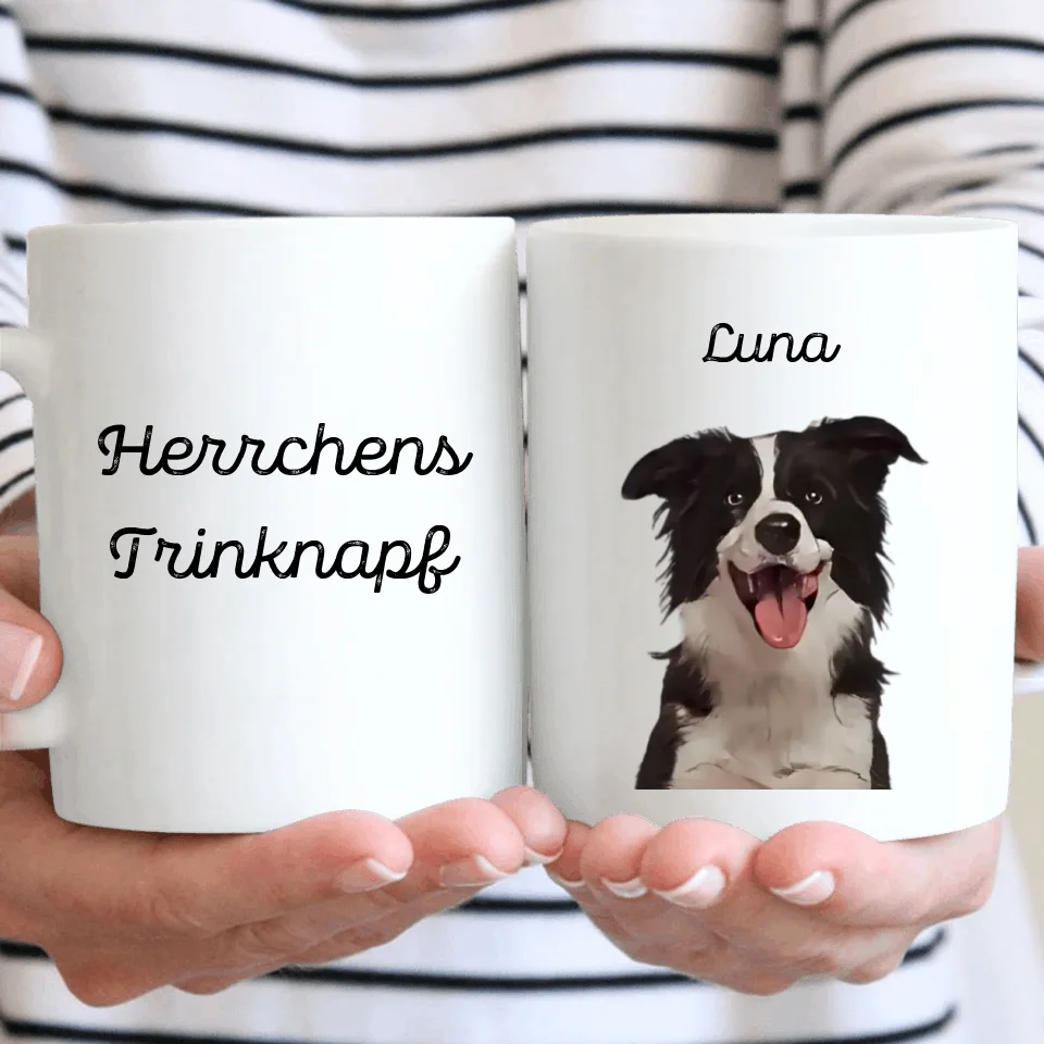 Personalisierte Haustier Cartoon Tasse
