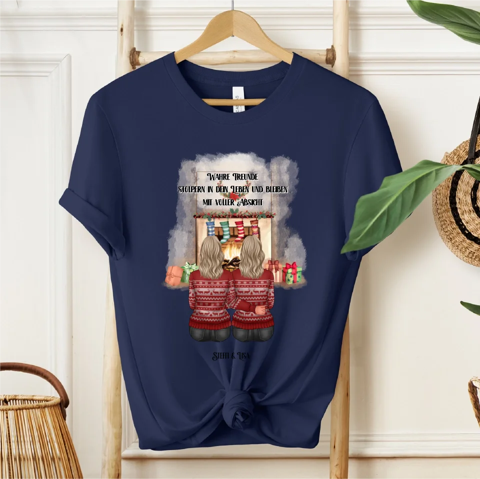 2-3 Freundinnen Winter T-Shirt