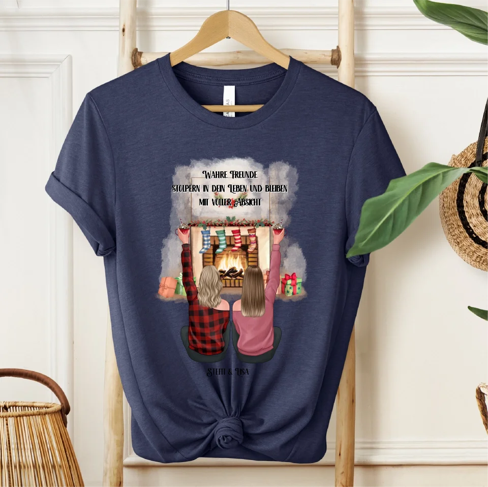 2-3 Freundinnen Winter T-Shirt