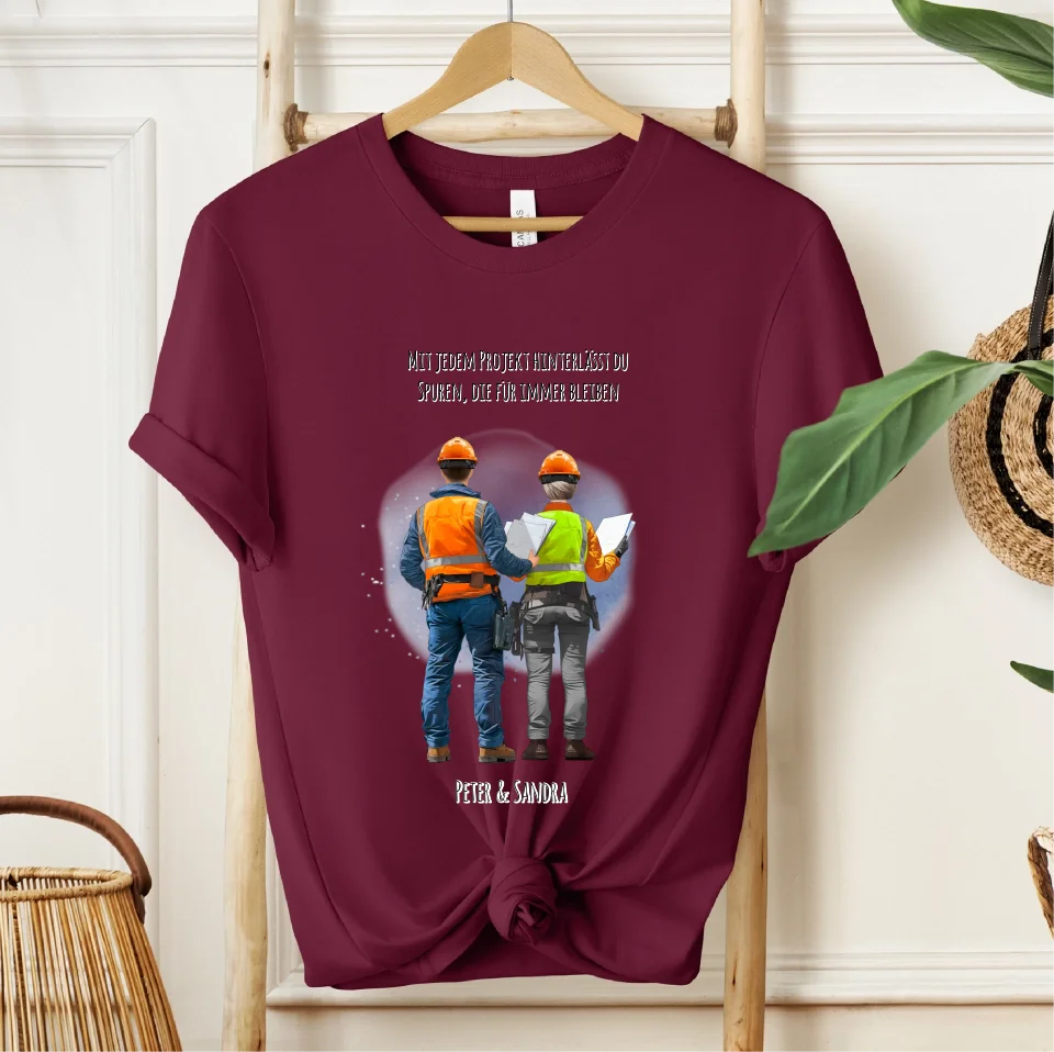 1-2 Personen (Mann/Frau) Ingenieur, Bauarbeiter, Projektleiter,... T-Shirt