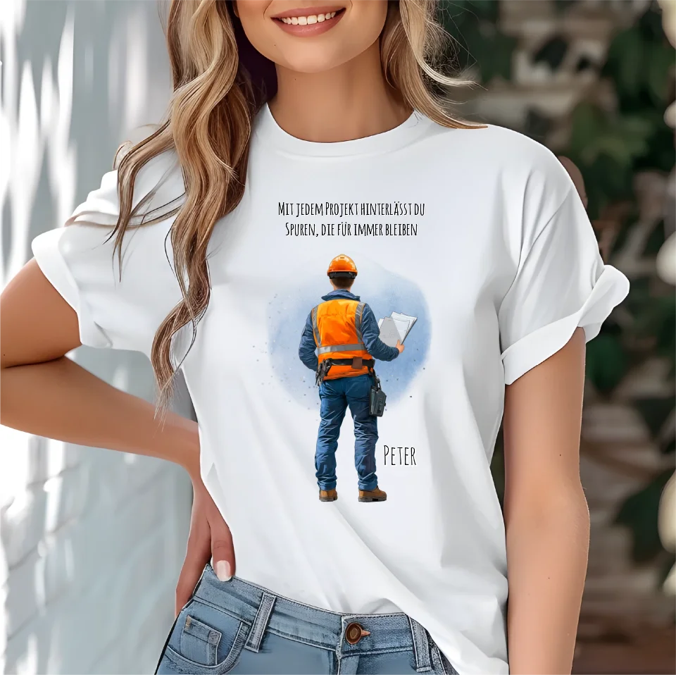 1-2 Personen (Mann/Frau) Ingenieur, Bauarbeiter, Projektleiter,... T-Shirt
