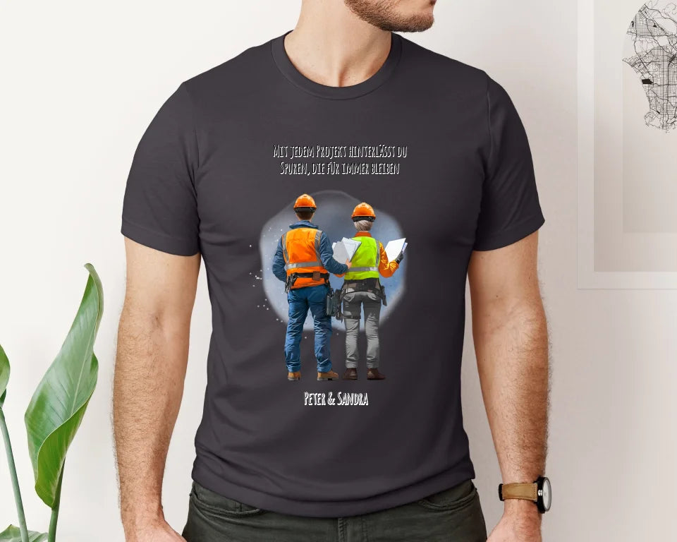 1-2 Personen (Mann/Frau) Ingenieur, Bauarbeiter, Projektleiter,... T-Shirt