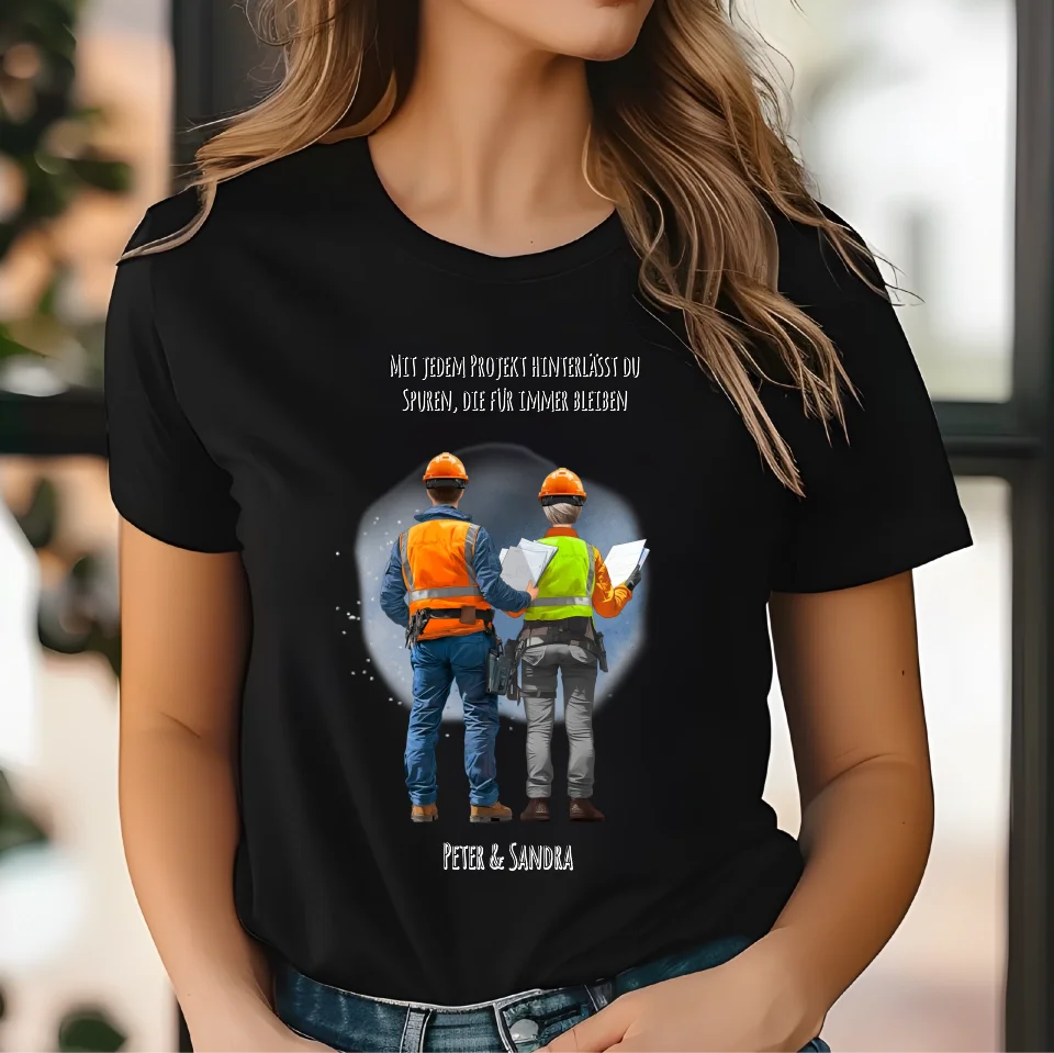 1-2 Personen (Mann/Frau) Ingenieur, Bauarbeiter, Projektleiter,... T-Shirt
