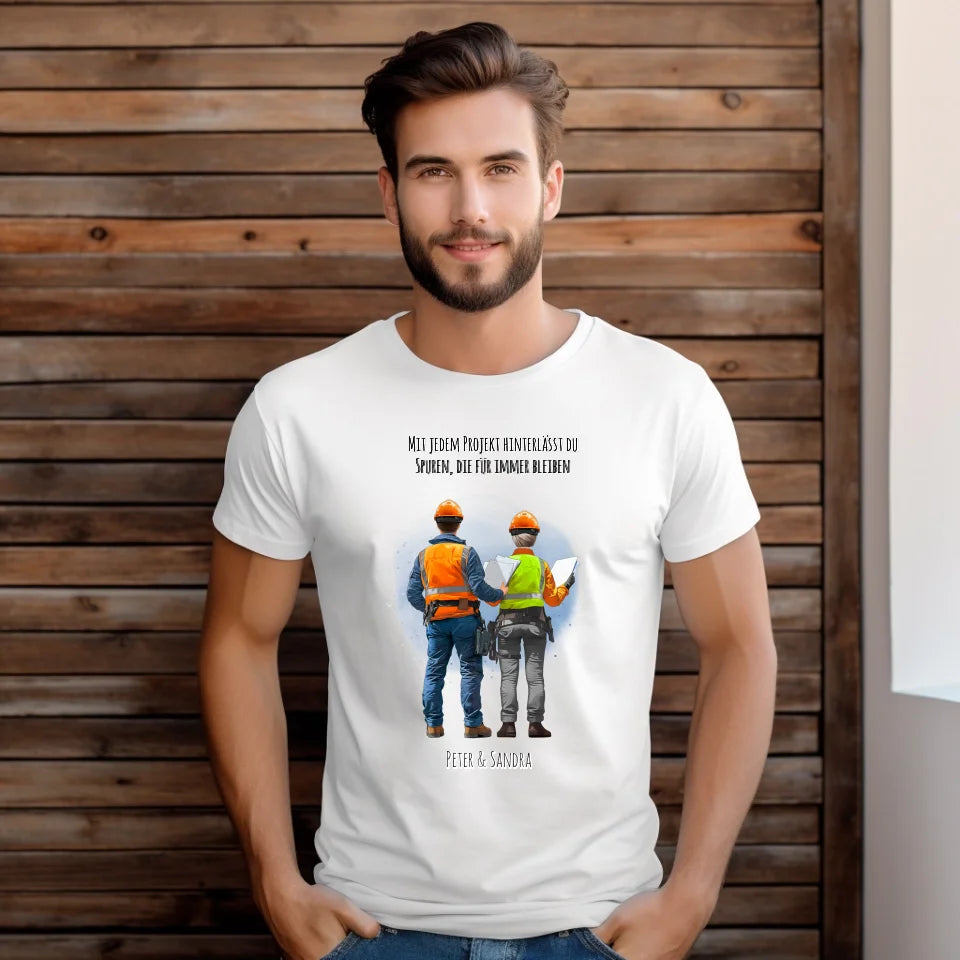 1-2 Personen (Mann/Frau) Ingenieur, Bauarbeiter, Projektleiter,... T-Shirt