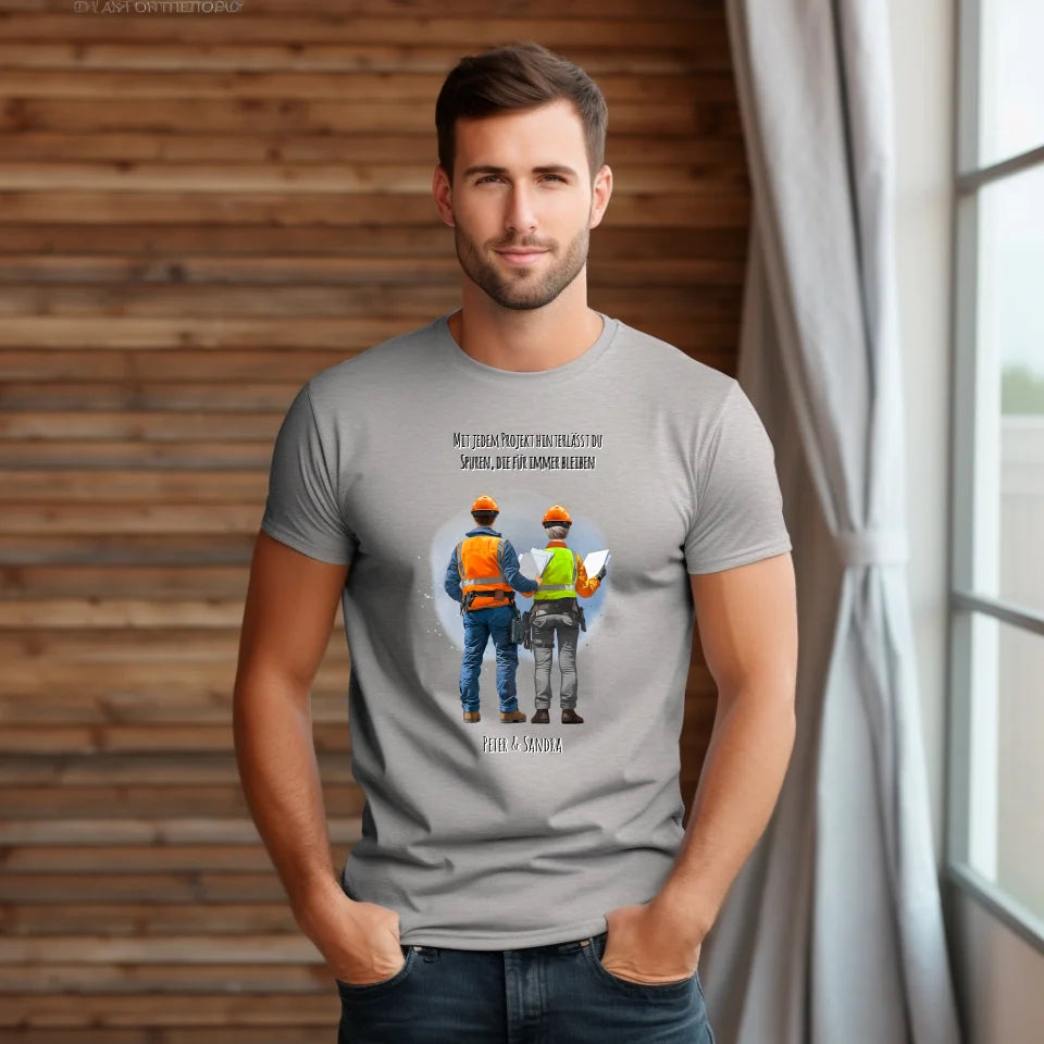 1-2 Personen (Mann/Frau) Ingenieur, Bauarbeiter, Projektleiter,... T-Shirt