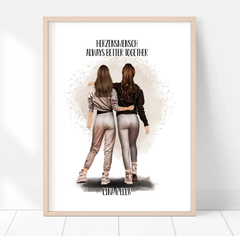 Beste Freundinnen (sportlich) Poster