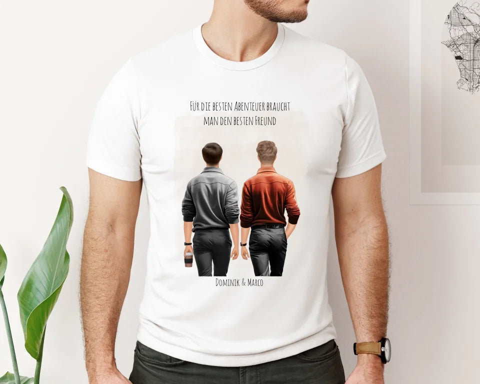 1-3 Männer Freunde/Brüder T-Shirt