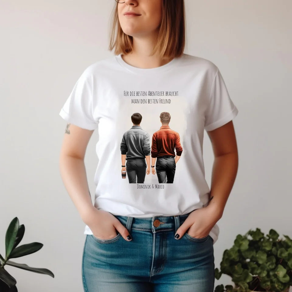 1-3 Männer Freunde/Brüder T-Shirt