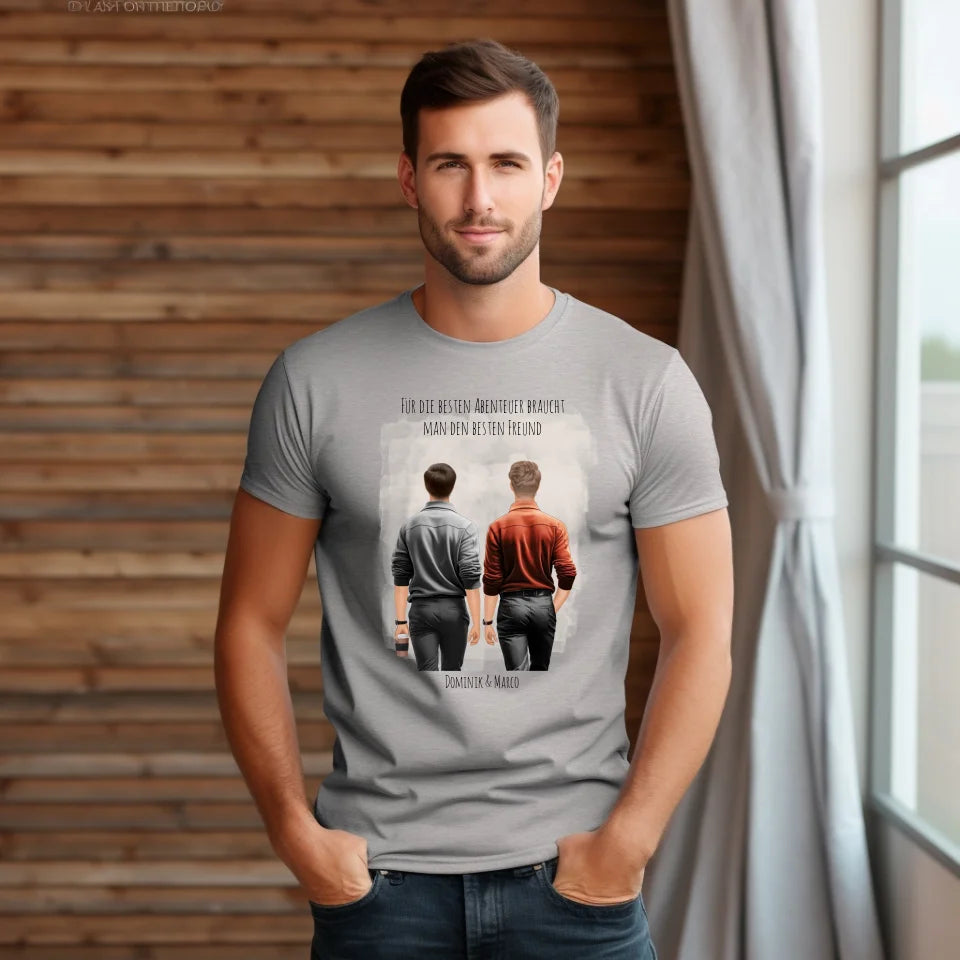 1-3 Männer Freunde/Brüder T-Shirt