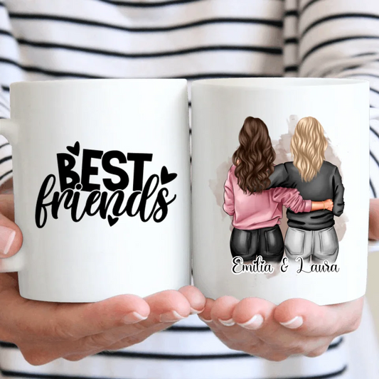 2-5 Beste Freundinnen Tasse / Thermobecher