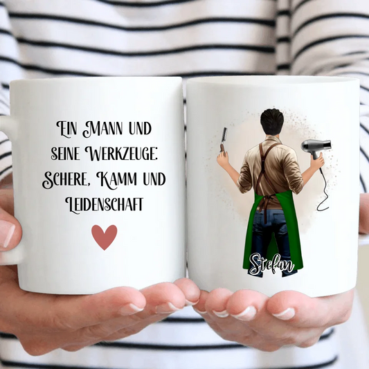 Friseur/Make-Up Artist/Nageldesigner (Mann/Frau) Tasse & Thermobecher