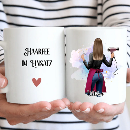 Friseur/Make-Up Artist/Nageldesigner (Mann/Frau) Tasse & Thermobecher