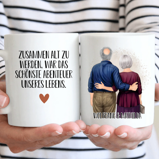 Älteres Paar Tasse