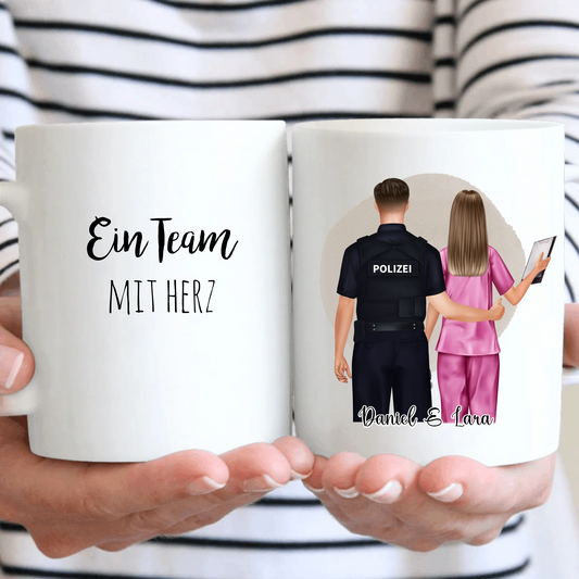 Polizist & Krankenschwester Tasse