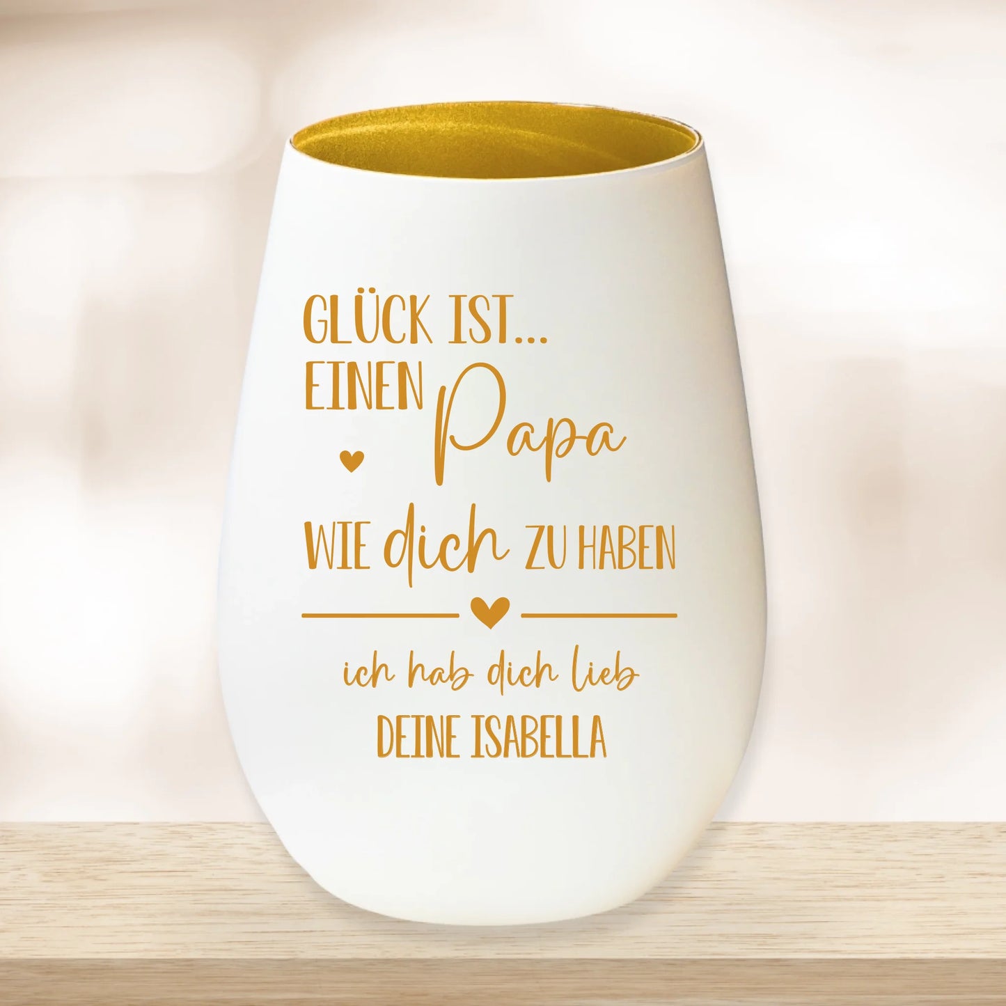 Windlicht - Glück ist einen...