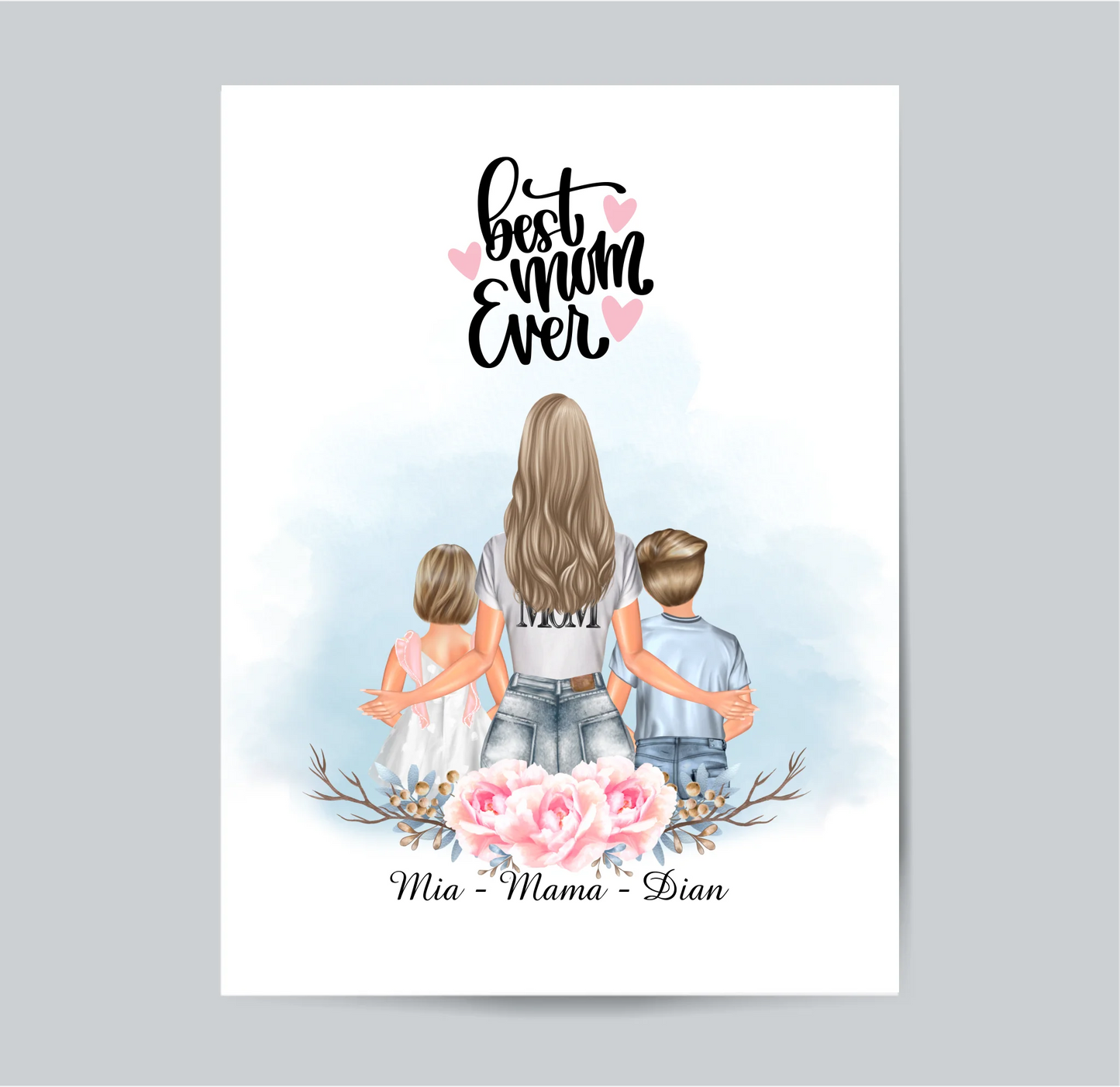 Mama & Kinder Poster