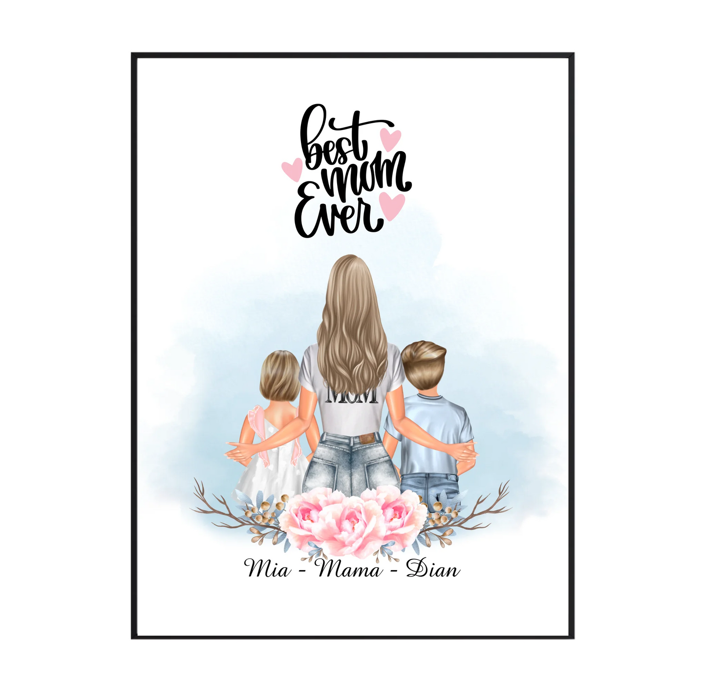 Mama & Kinder Poster