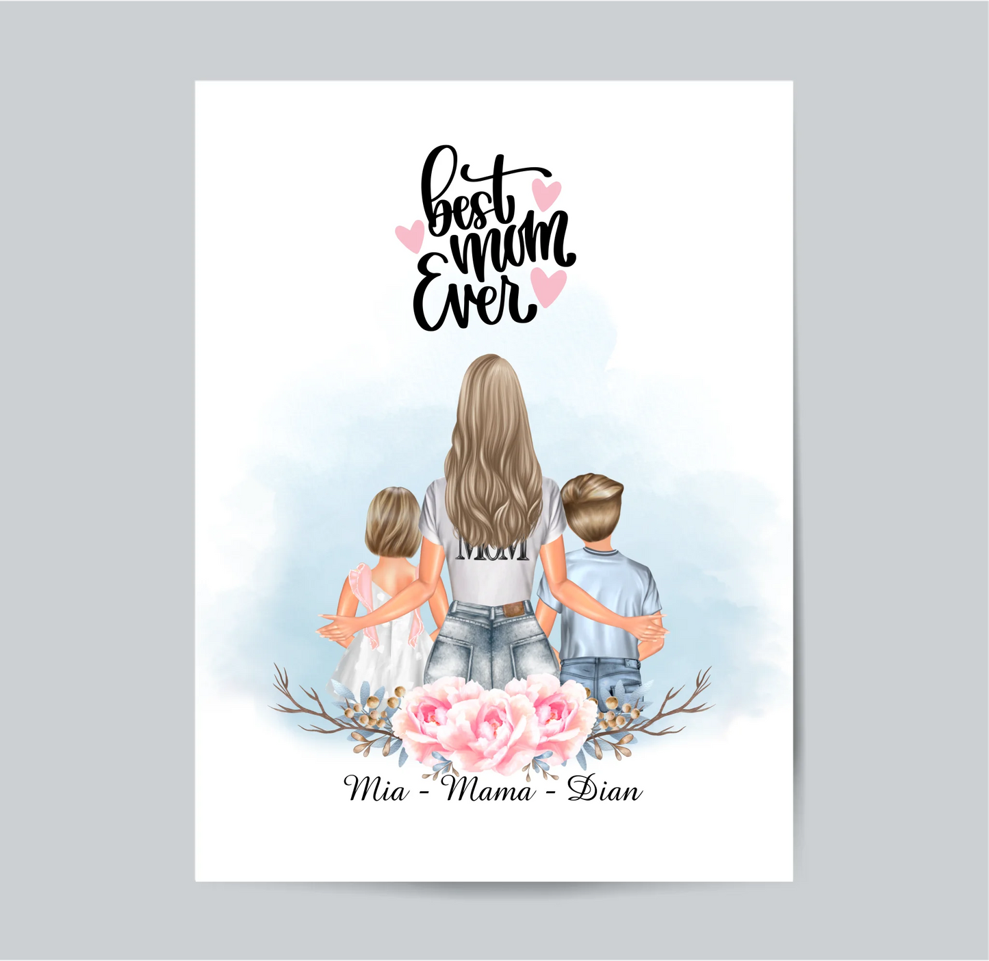 Mama & Kinder Poster
