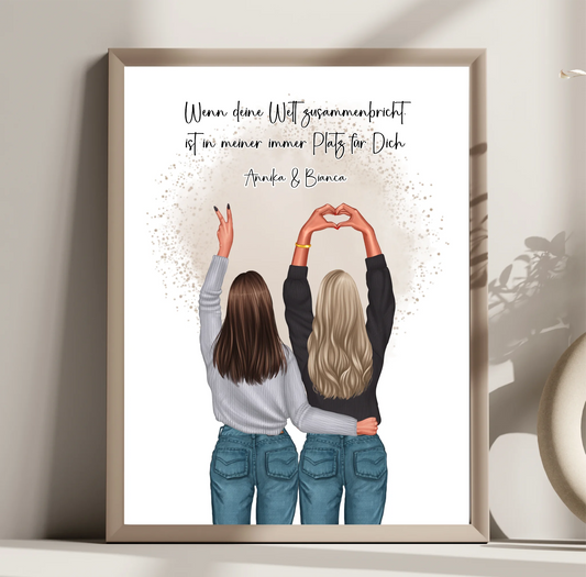 2-3 Freundinnen Poster