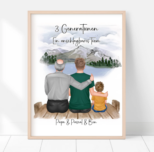 Opa, Sohn & Enkel Poster