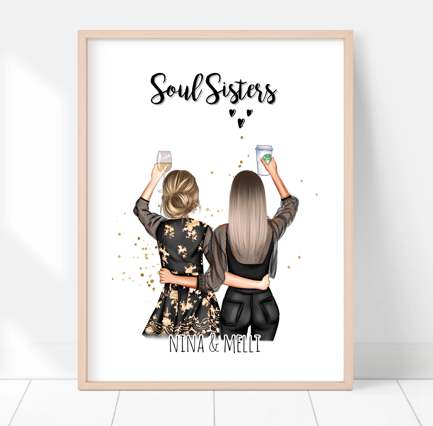 2-3 Freundinnen Poster Geschenk Bestseller #1