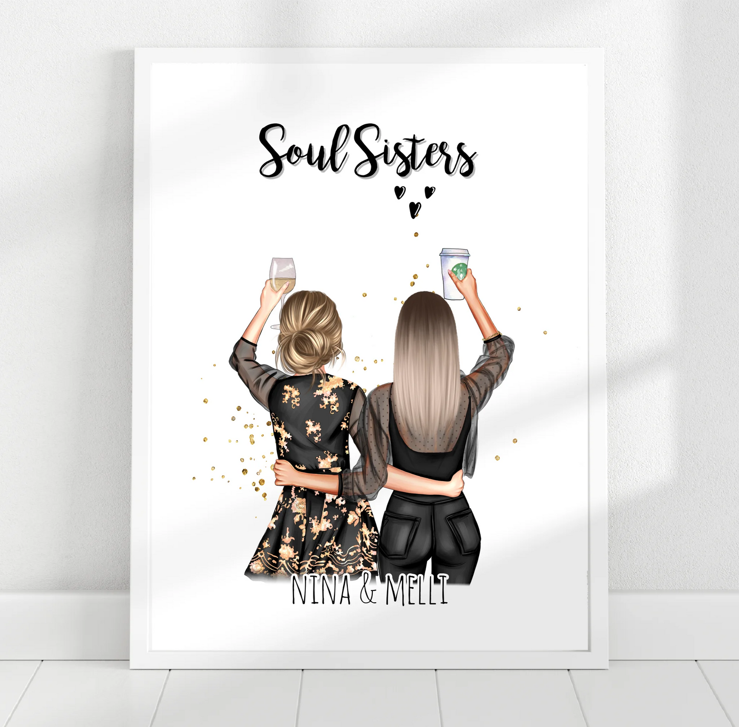 2-3 Freundinnen Poster Geschenk Bestseller #1
